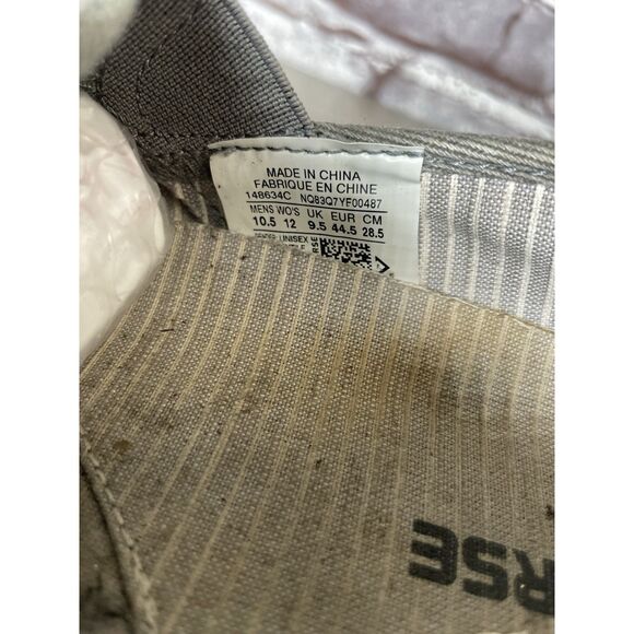 Converse Jack Purcell Gray Canvas Casual Slip On Shoes Men’s Sz 10.5M US/44.5EU - Picture 7 of 16